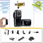 Mini Dv microcamera camcorder on board per moto