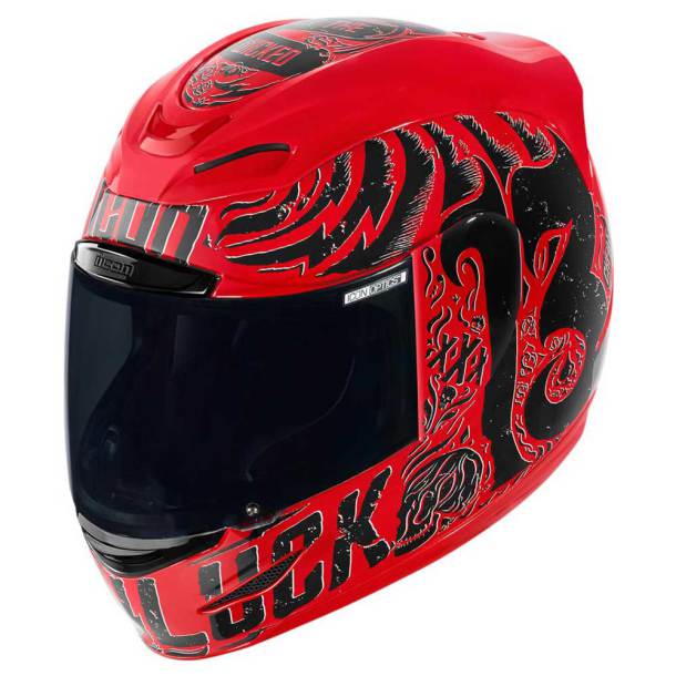 Icon Airmada Hard Luck red gloss