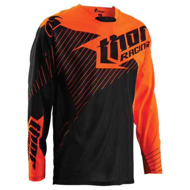 Thor Core Hux Jersey black-flo orange