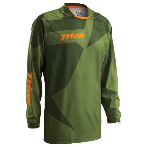 Thor Phase Off Road Jersey cloak green-forest
