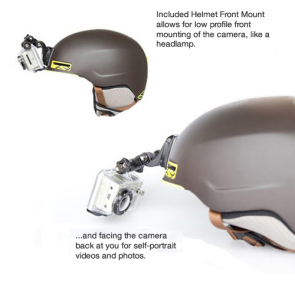 GoPro helmet front mount